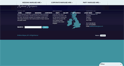 Desktop Screenshot of mahoodmarquees.com